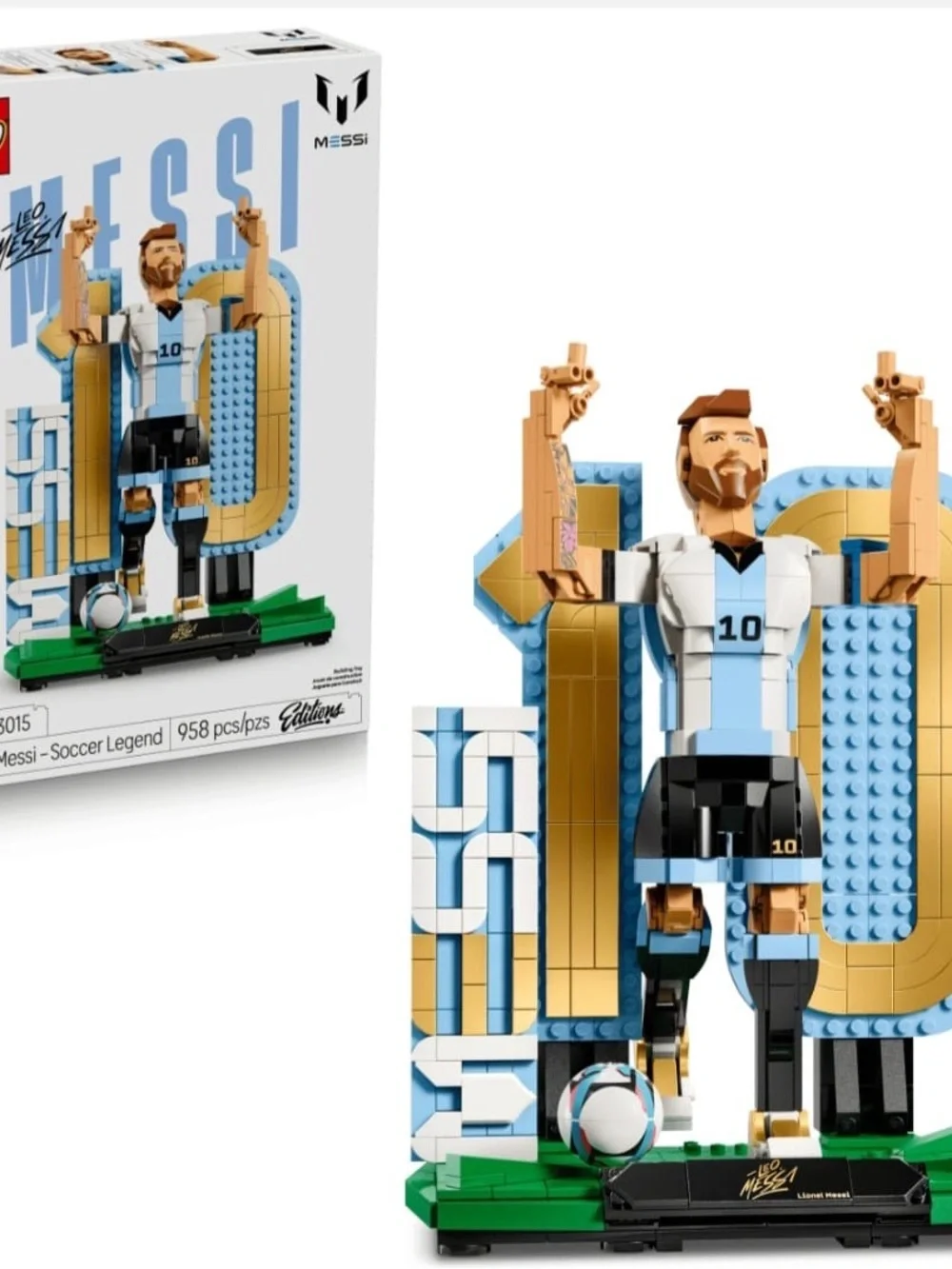 NWT Lego Messi Legend football soccer Argentina World Cup
